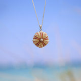Medium Natural multicolor Sea Urchin Pendant