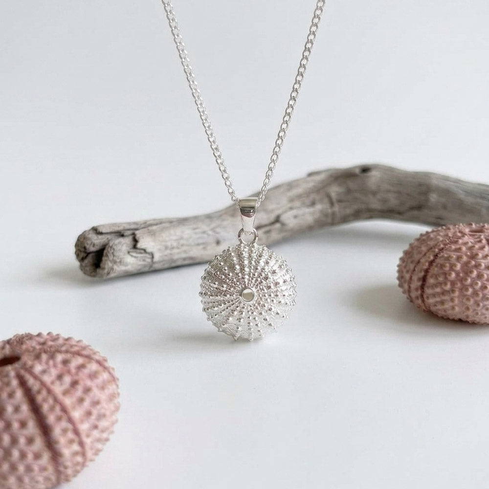 Colgante Erizo de mar plata S