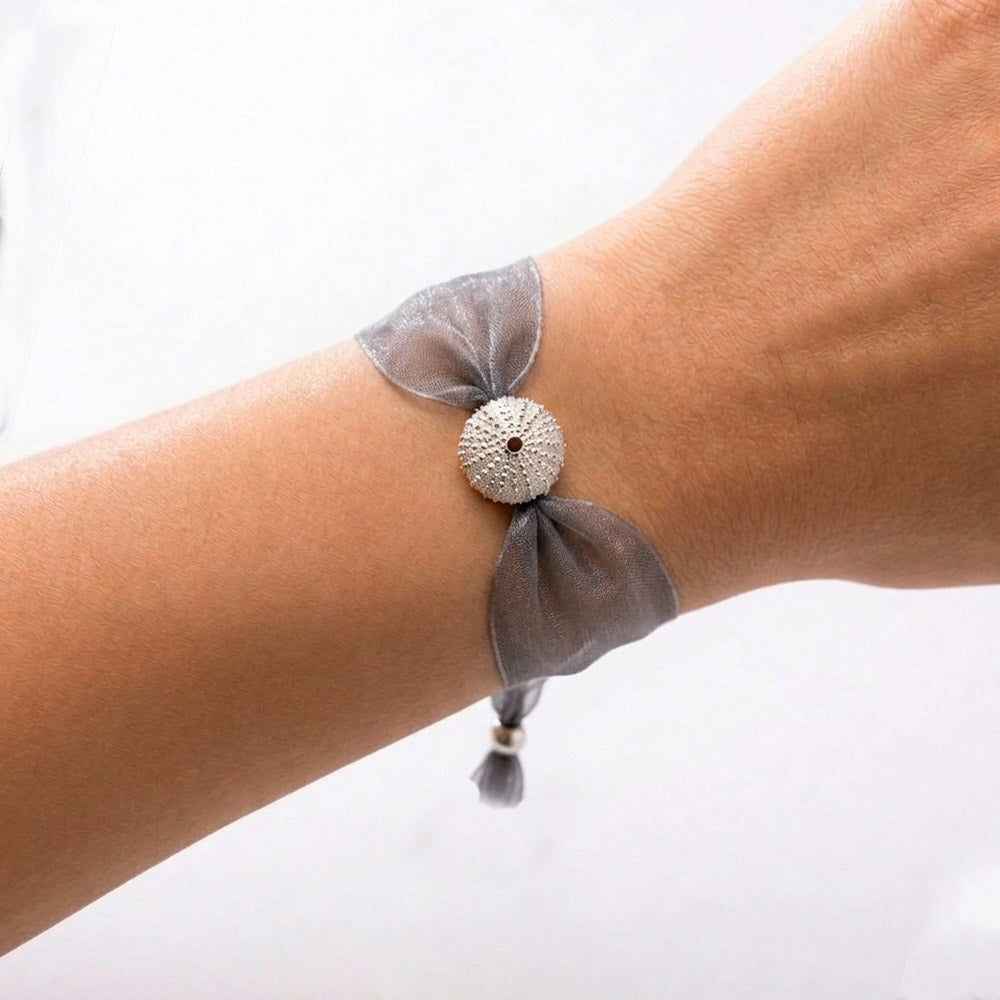 Pulsera Erizo de mar plata