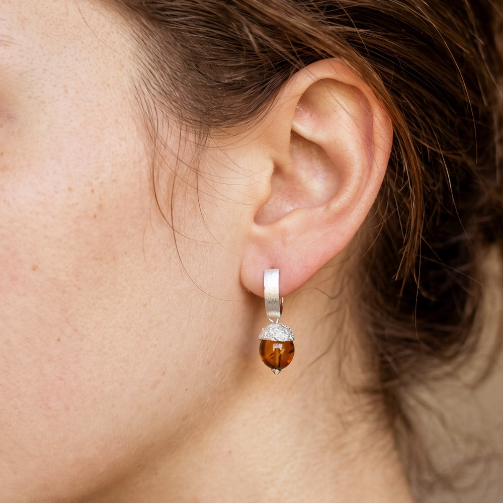 Pendientes Bellotas de Roble PLATA