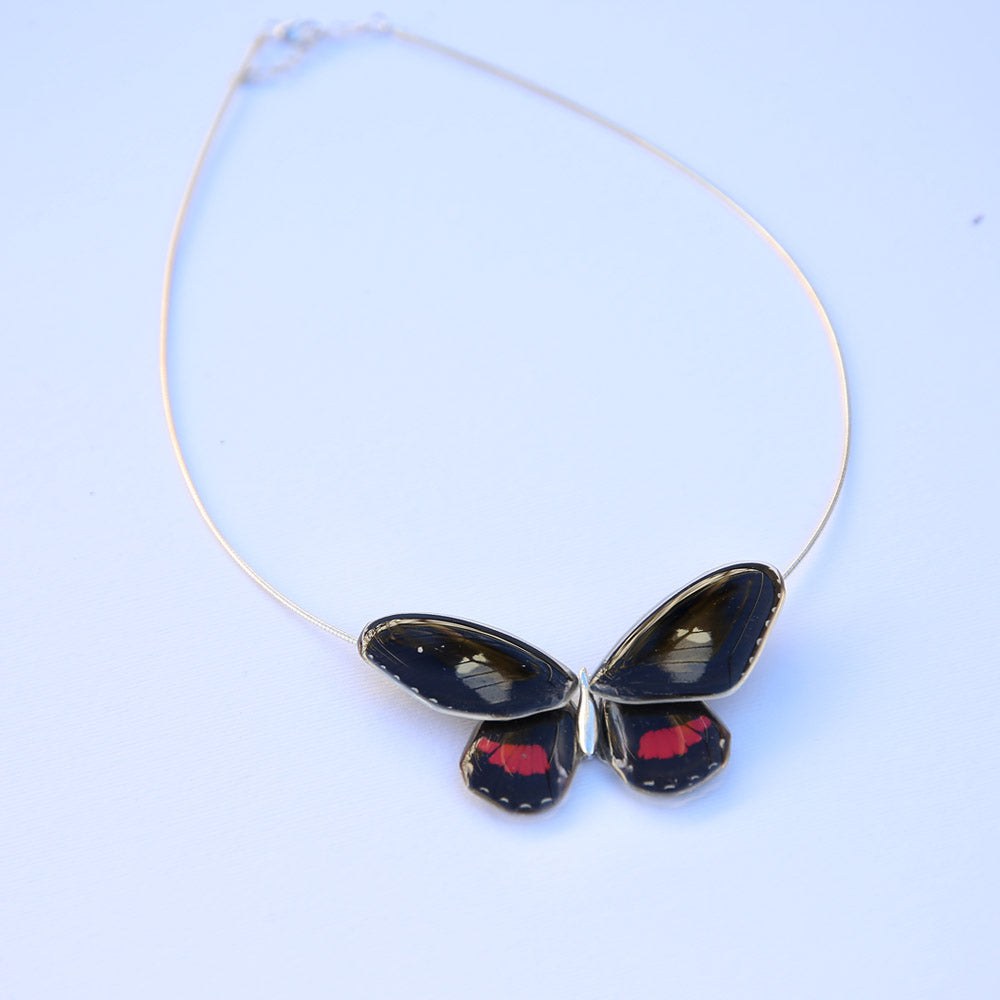 Parides Arcas Butterfly Choker complete with 4 wings