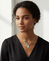 Ginkgo Biloba Silver Choker