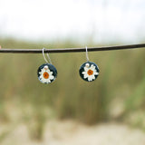 Pendientes margaritas de gancho