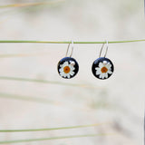 Pendientes margaritas de gancho