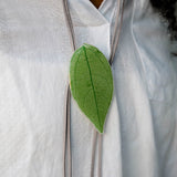 Adjustable Green Leaf Pendant