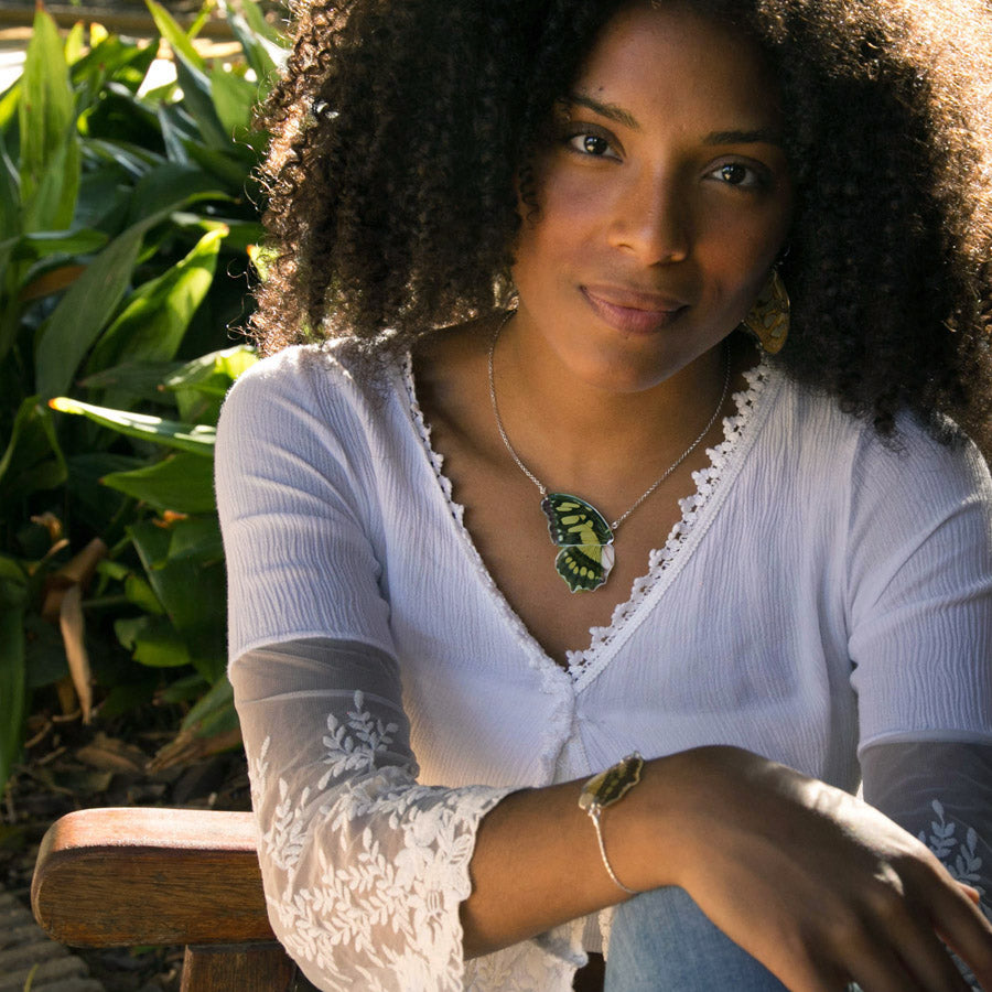 Siproeta Stelenes Butterfly Choker