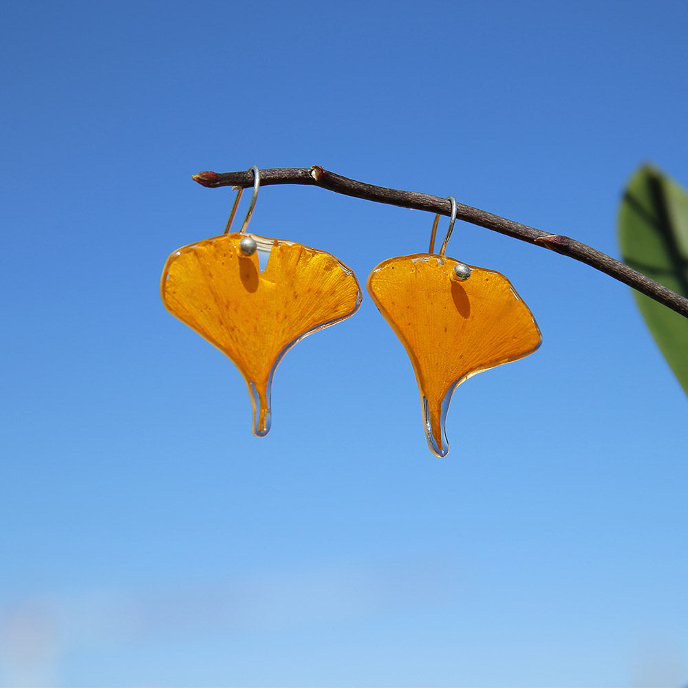 Pendientes Ginkgo Gancho