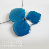 Hydrangea Pendant 1 Blue Flower