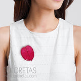 Bougainvillea brooch