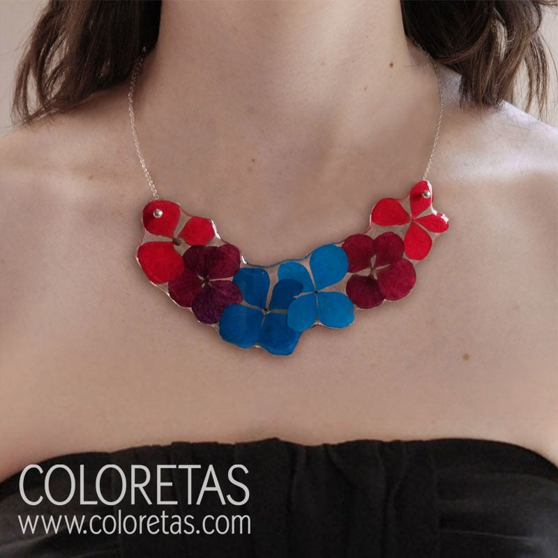 Gargantilla Hortensias