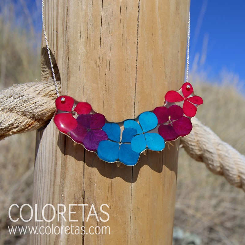 Gargantilla Hortensias