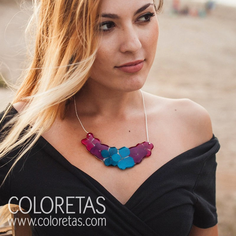 Gargantilla Hortensias