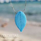 Blue Leaf Pendant