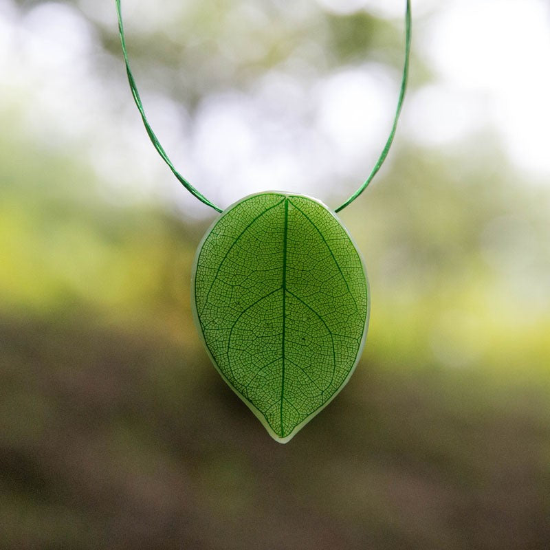 Colgante Hoja Verde