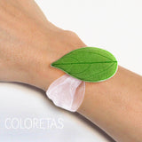 Pulsera Hoja Verde