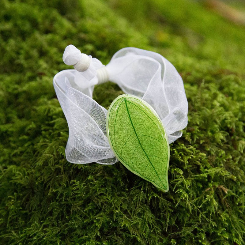 Pulsera Hoja Verde