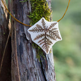 White Fern Pendant