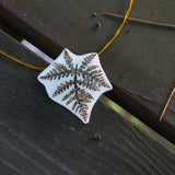 White Fern Pendant