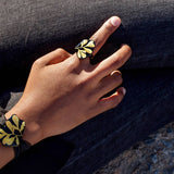 Ruda leaves ring adjustable