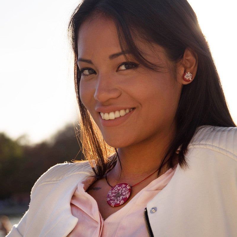 Colgante Flor de Anís Rojo