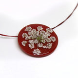 Red Anise Flower Pendant