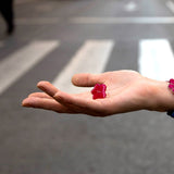 Fuchsia hydrangea Silver ring