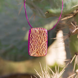 Prickly pear wood Pendant