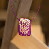 Prickly pear wood Pendant