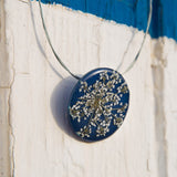 Anise Flower Blue Pendant