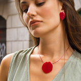 Pendientes Buganvillas de tuerca