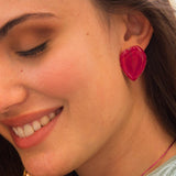 Pendientes Buganvillas de tuerca