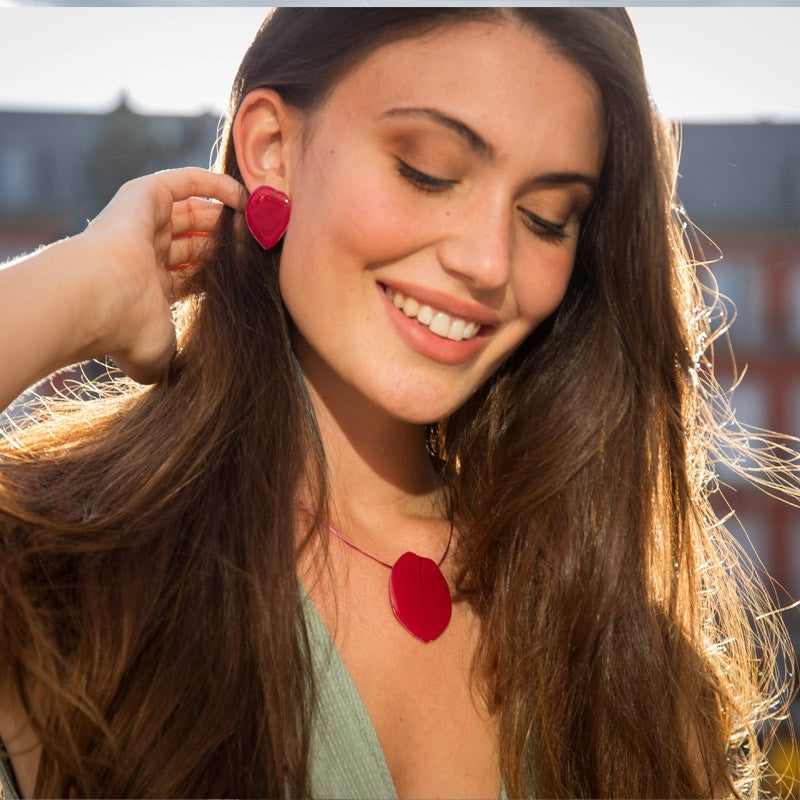 Pendientes Buganvillas de tuerca