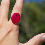 Adjustable bougainvillea ring