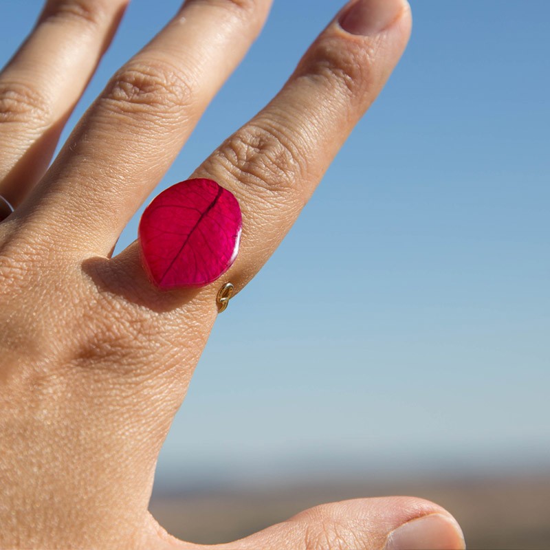 Anillo Buganvillas regulable