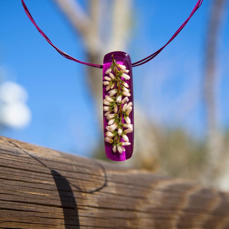 Purple Heather Pendant