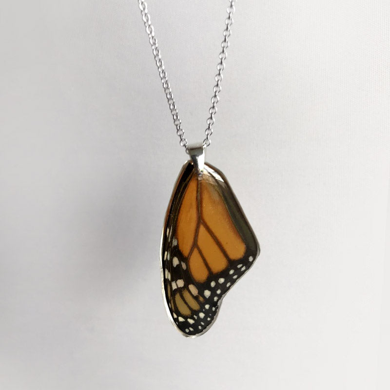 Monarch Butterfly Upper Wing Pendant