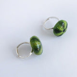 Adjustable Green Sea Urchin Ring