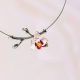 Orchid Choker S SILVER