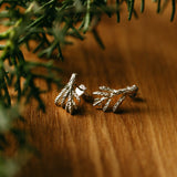 Cypress Stud Earrings SILVER