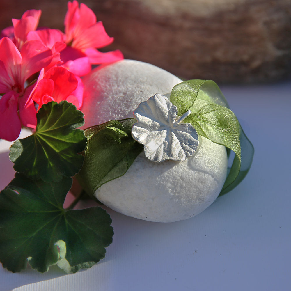 Geranium Leaf Bracelet SILVER