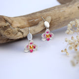 Orchid Silver Earrings