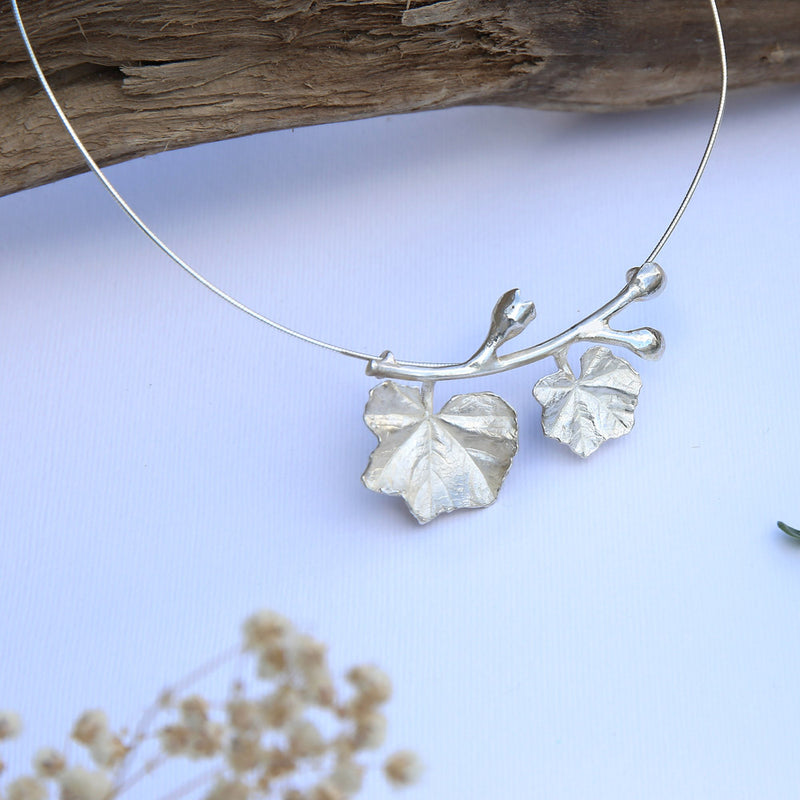 Garnet Geranium Leaves SILVER