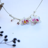 Orchid Choker L SILVER