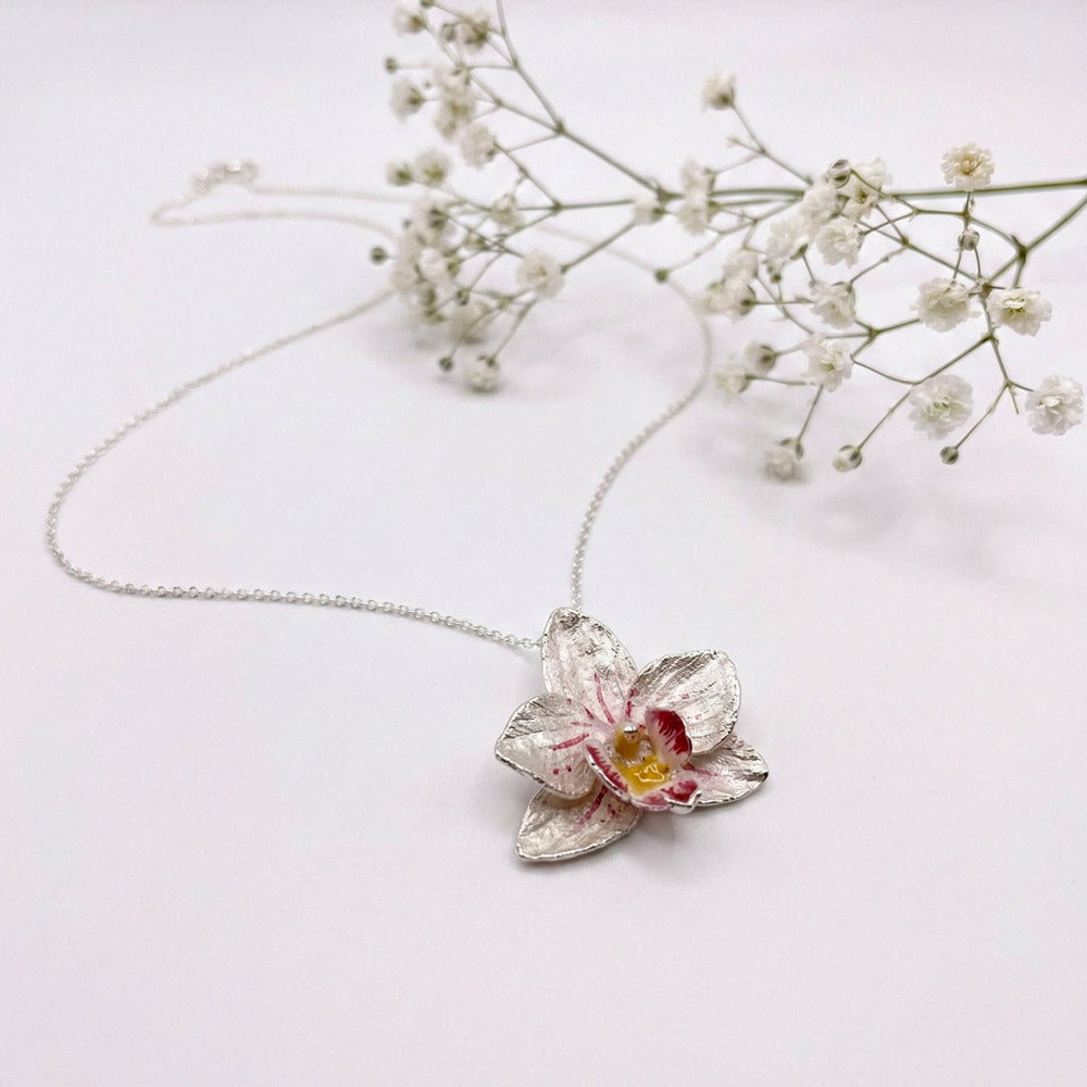 Orchid Pendant M SILVER