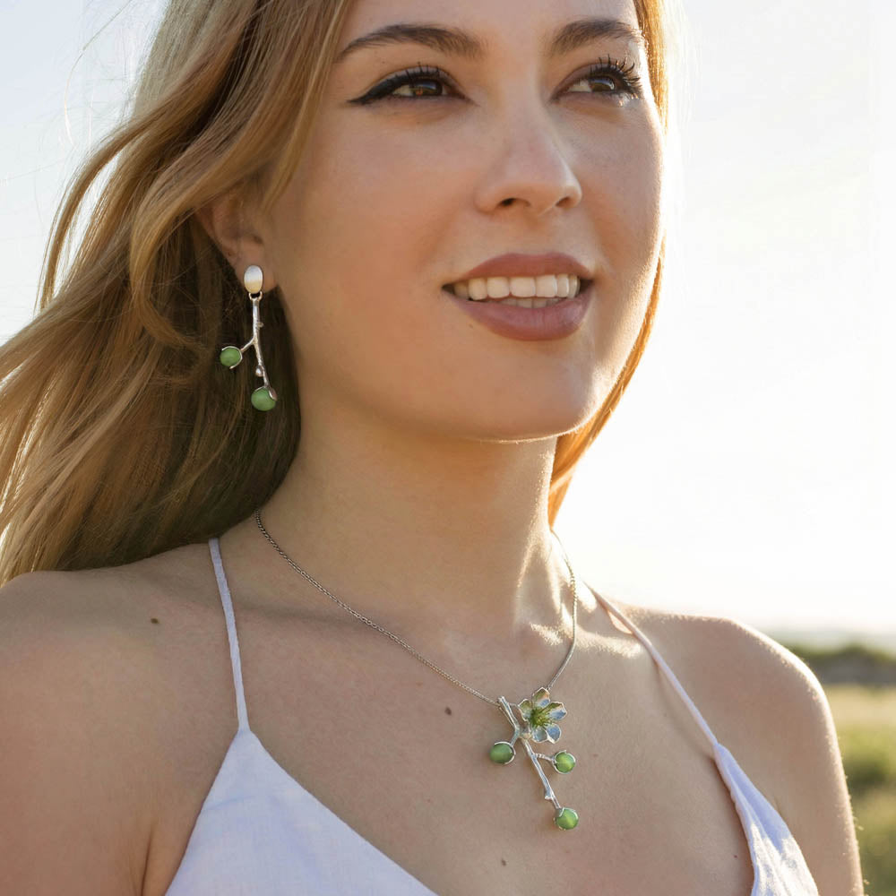 Colgante cerezo L PLATA