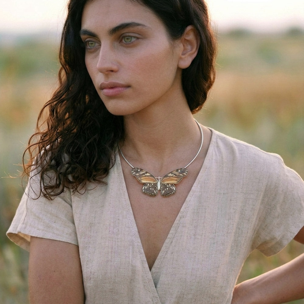 Full Dione Juno Butterfly Choker 4 Wings