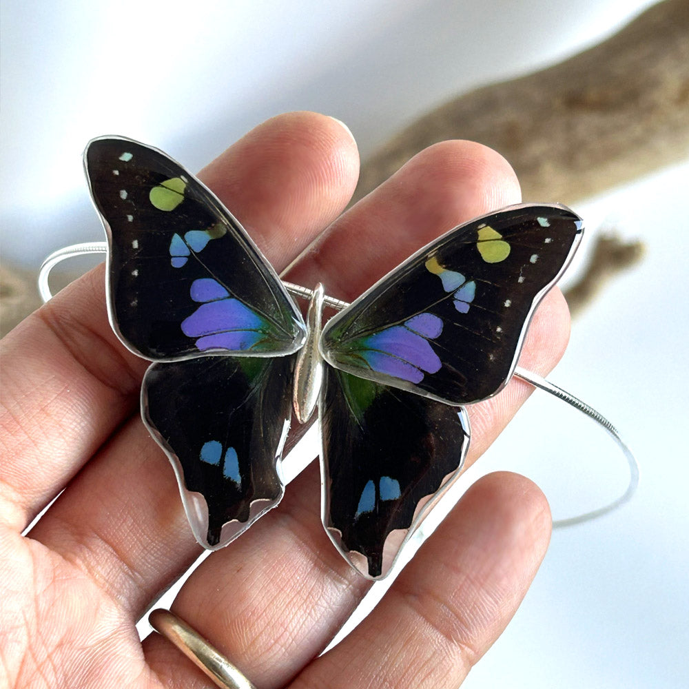 Gargantilla Mariposa Graphium Weiskei 4 alas