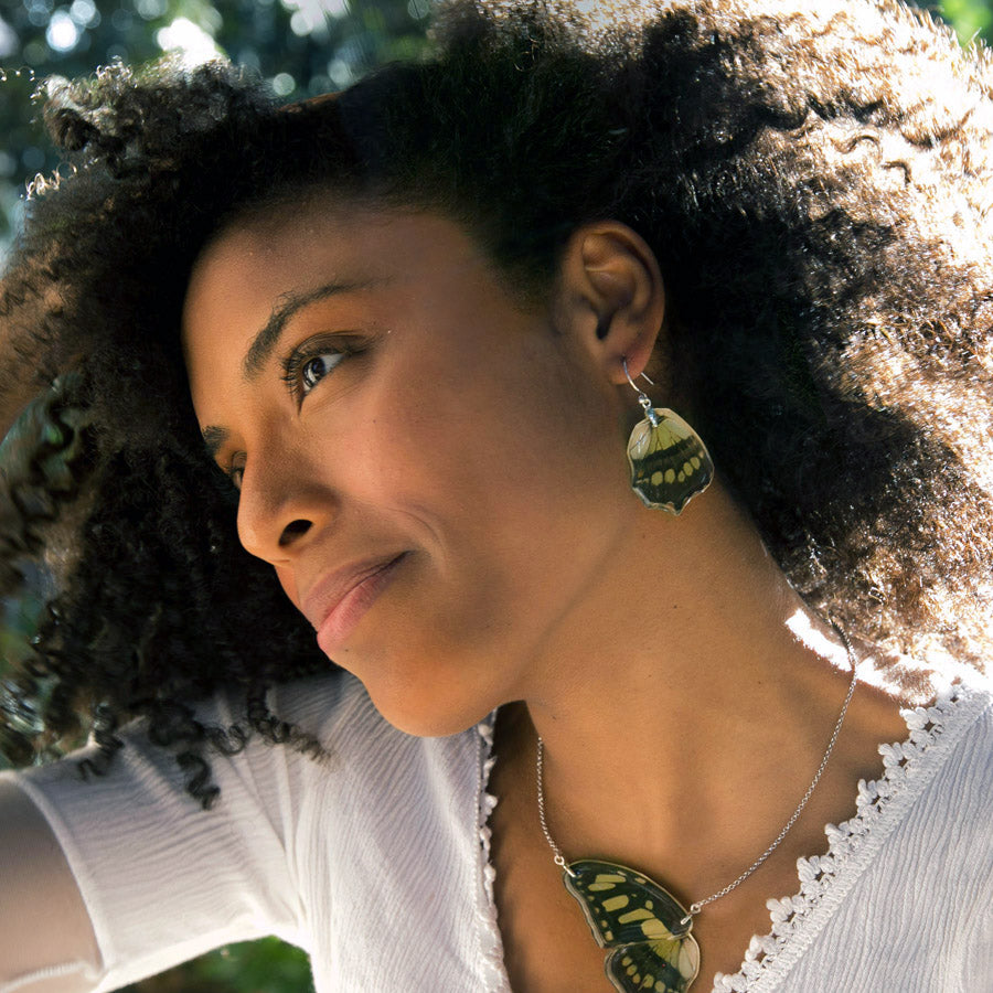 Siproeta Stelenes Butterfly Choker