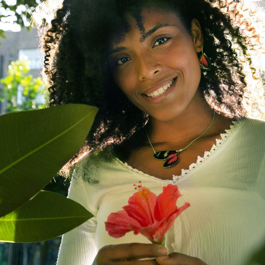 Gargantilla Mariposa Heliconius Doris