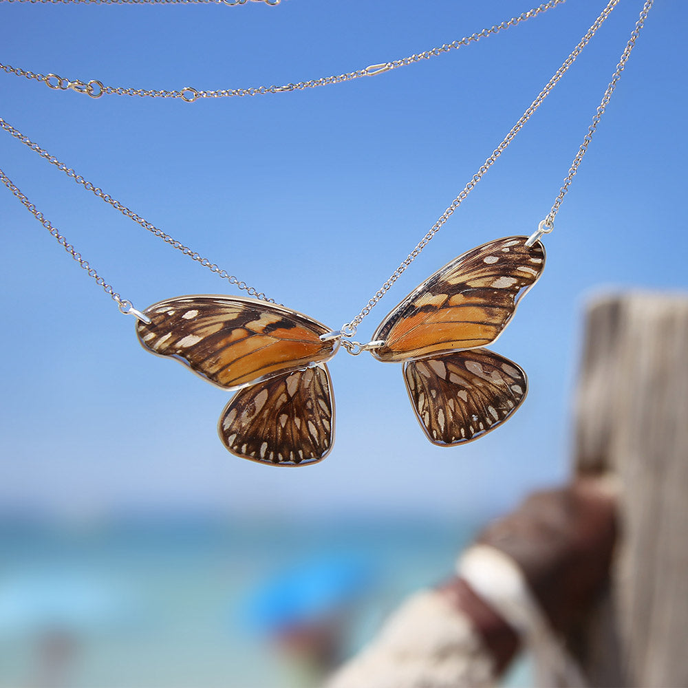 2 Gargantillas Mariposa Dione Juno